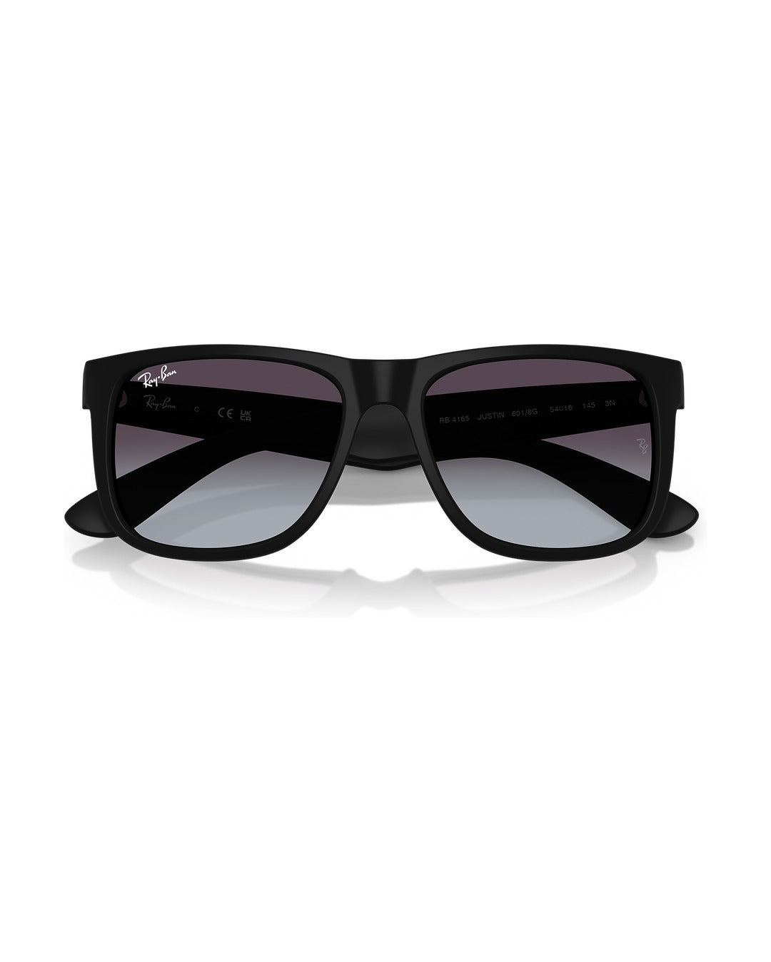 Justin Sunglasses - Rubber Black/Solid Color - Ray-Ban