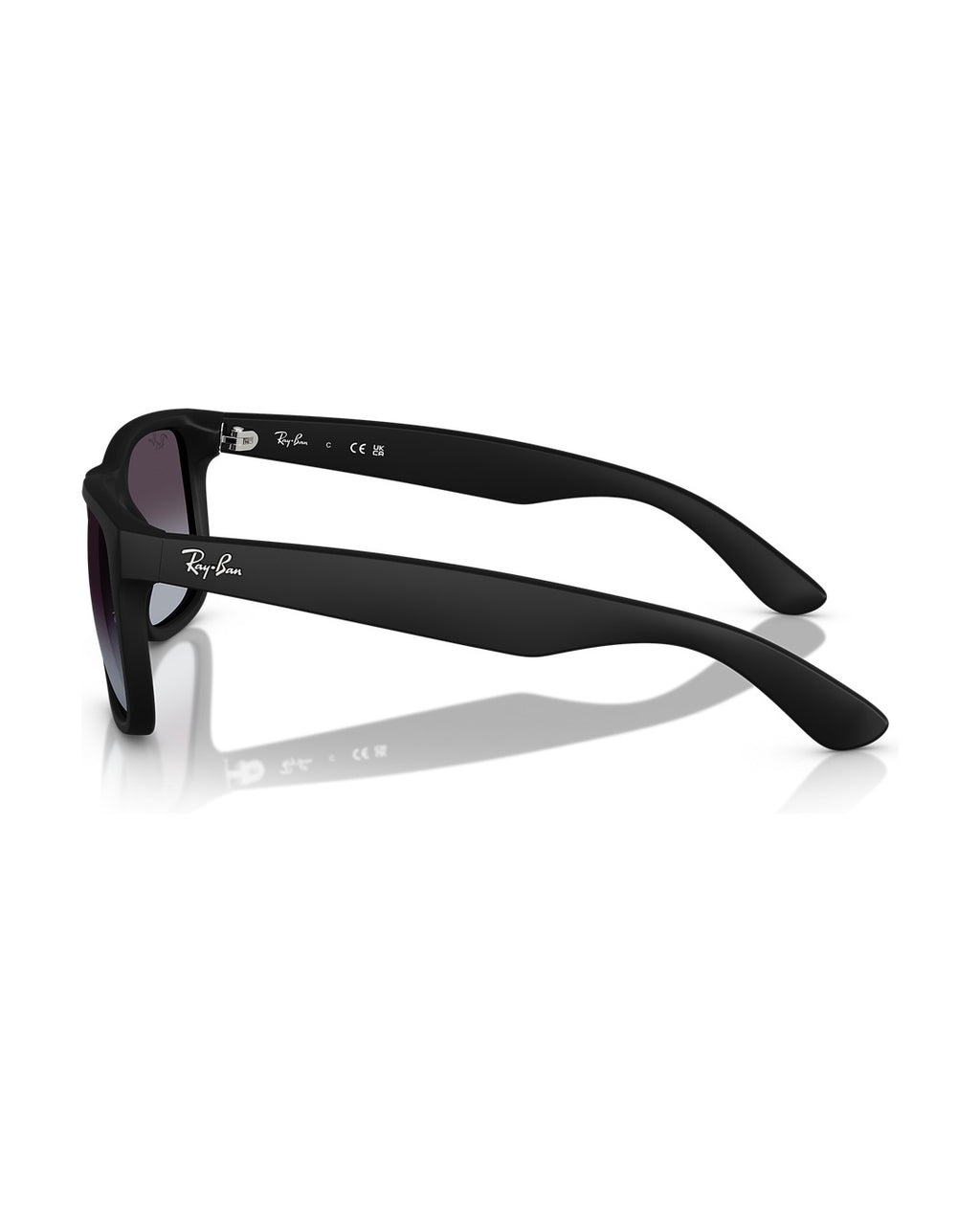 Justin Sunglasses - Rubber Black/Solid Color - Ray-Ban