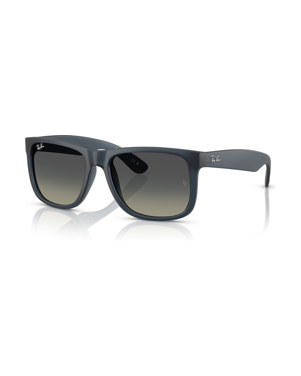 Justin Sunglasses - Rubber Blue/Gradient Grey - Ray-Ban