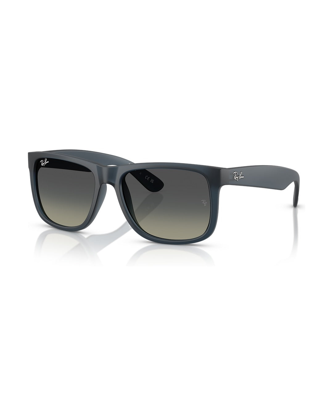 Justin Sunglasses - Rubber Blue/Gradient Grey - Ray-Ban