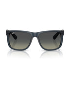 Justin Sunglasses - Rubber Blue/Gradient Grey - Ray-Ban