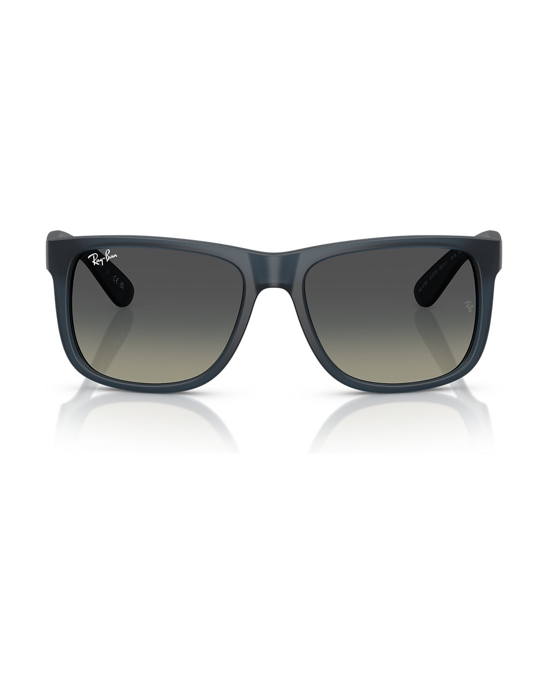 Justin Sunglasses - Rubber Blue/Gradient Grey - Ray-Ban