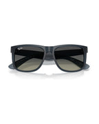 Justin Sunglasses - Rubber Blue/Gradient Grey - Ray-Ban