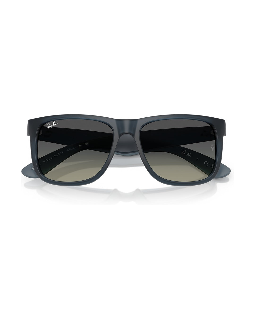 Justin Sunglasses - Rubber Blue/Gradient Grey - Ray-Ban