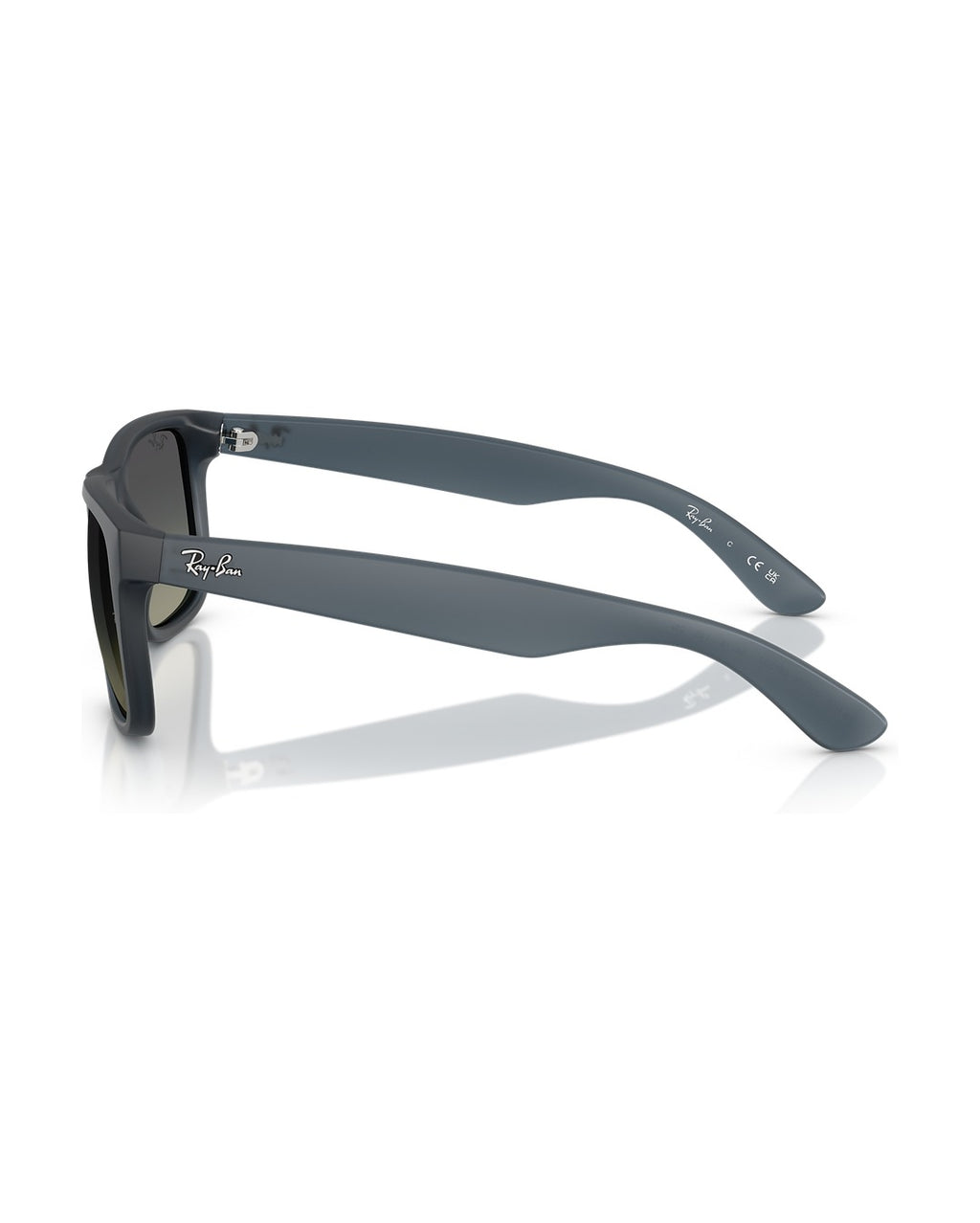 Justin Sunglasses - Rubber Blue/Gradient Grey - Ray-Ban