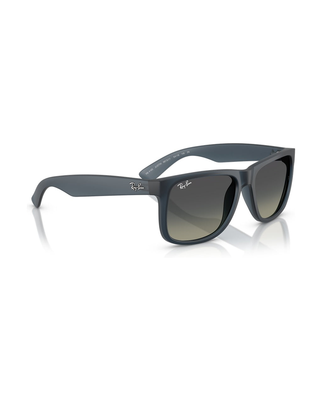 Justin Sunglasses - Rubber Blue/Gradient Grey - Ray-Ban