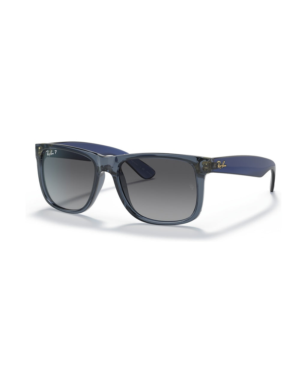 Justin Sunglasses - Transparent Blue/Solid Color - Ray-Ban