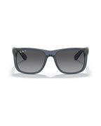 Justin Sunglasses - Transparent Blue/Solid Color - Ray-Ban
