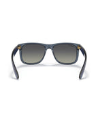 Justin Sunglasses - Transparent Blue/Solid Color - Ray-Ban