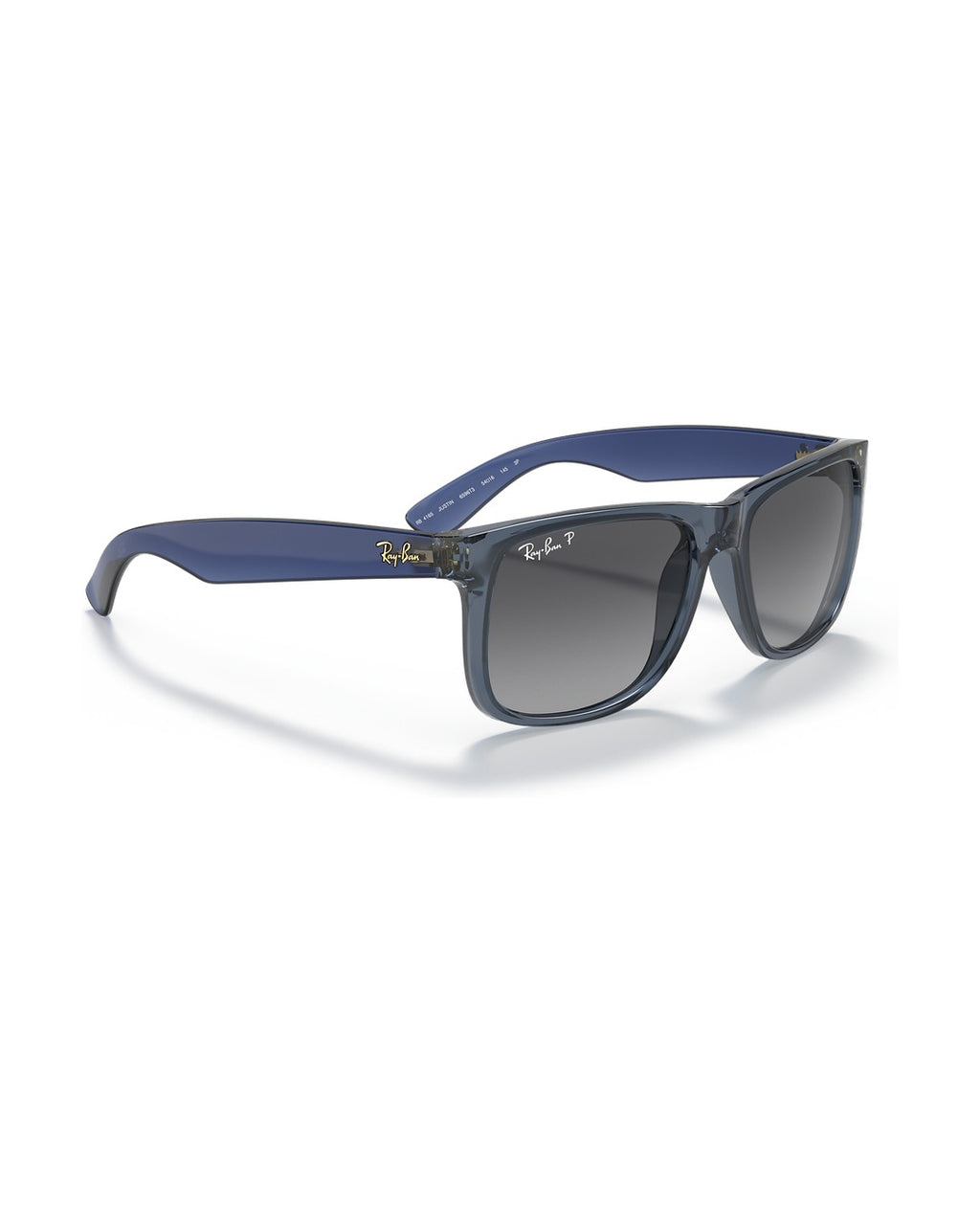Justin Sunglasses - Transparent Blue/Solid Color - Ray-Ban