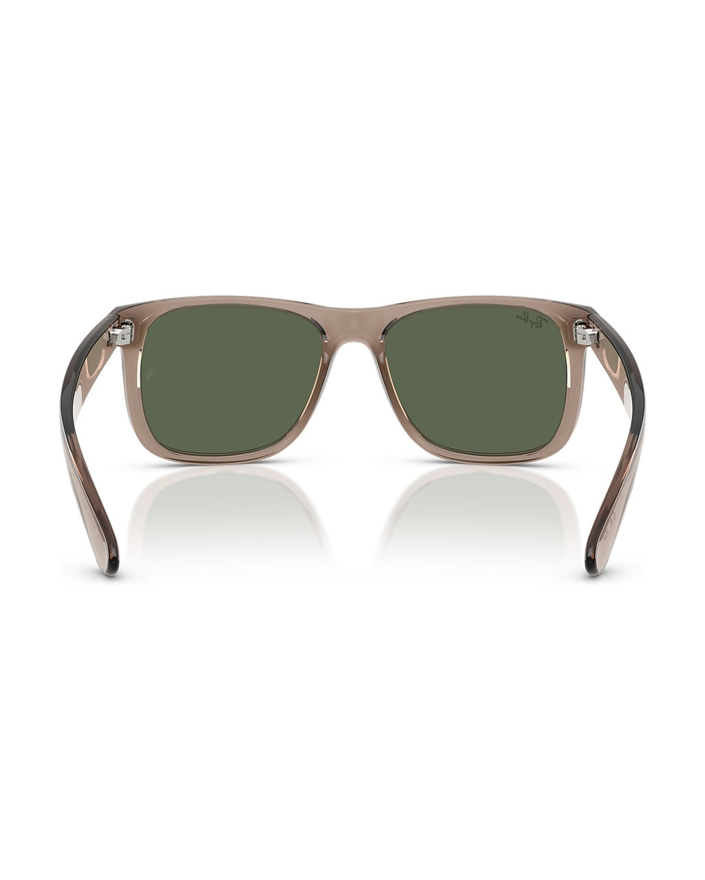 Justin Sunglasses - Transparent Brown/Dark Green - Ray-Ban