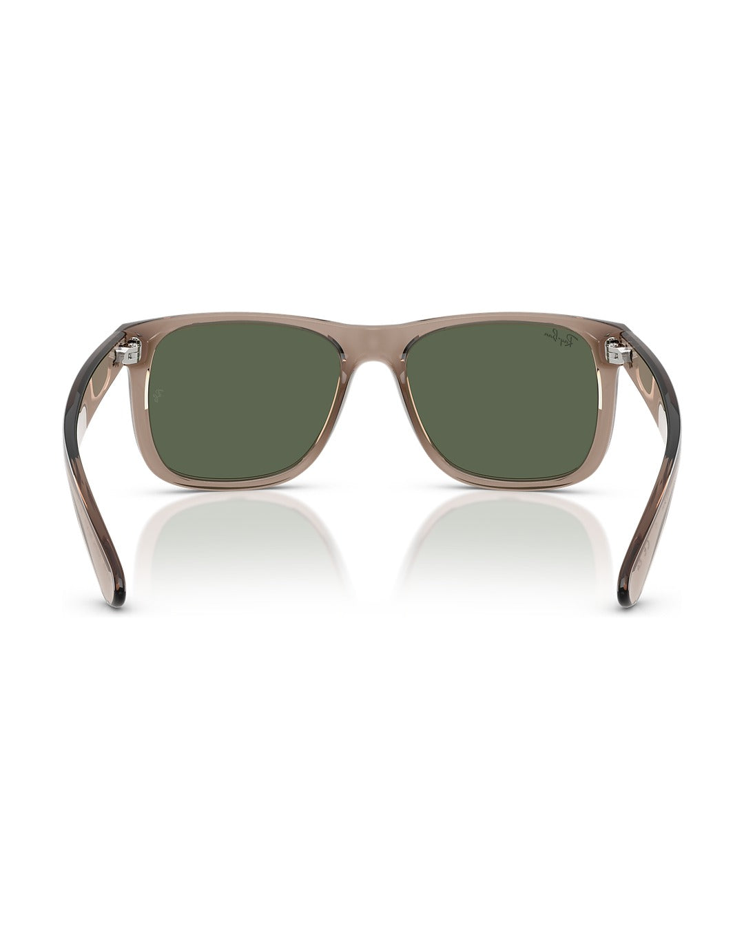 Justin Sunglasses - Transparent Brown/Dark Green - Ray-Ban