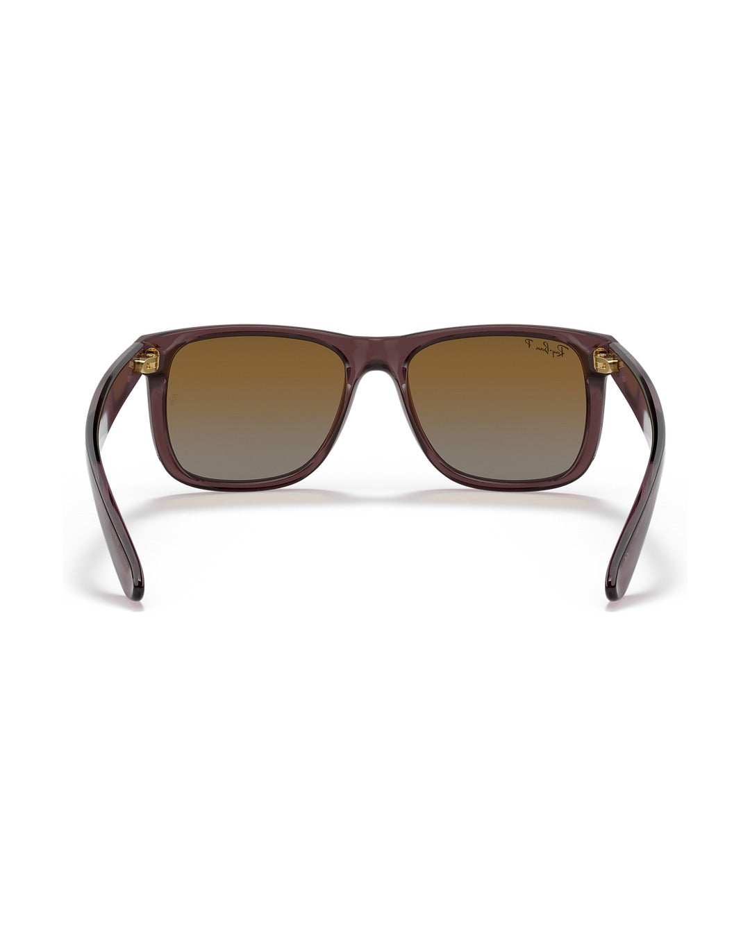 Justin Sunglasses - Transparent Dark Brown/Brown Gradient Polarised - Ray-Ban