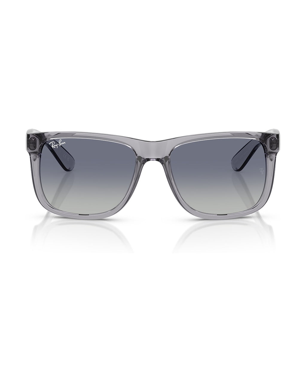 Justin Sunglasses - Transparent Grey/Light Grey Gradient Dark Blue - Ray-Ban
