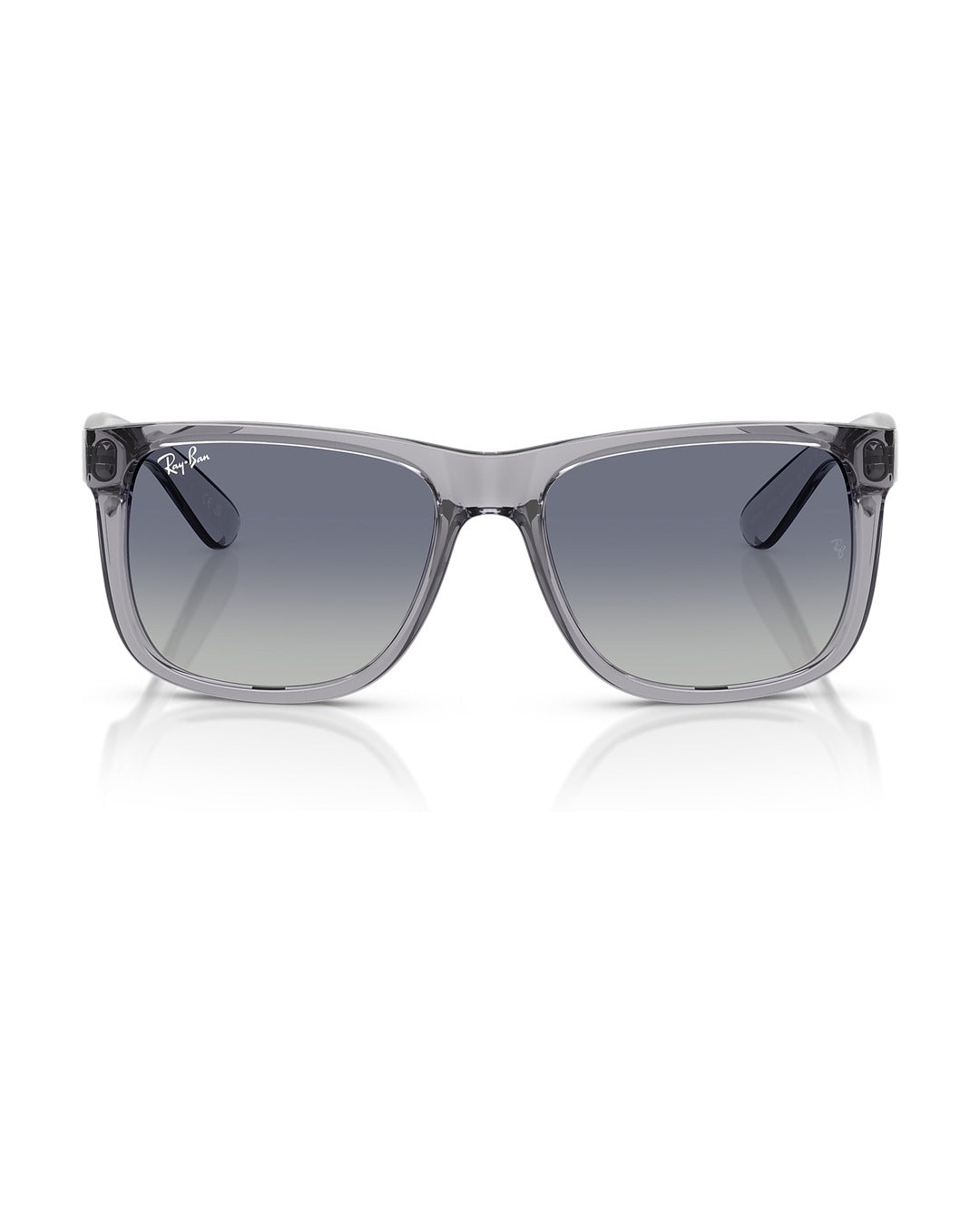 Justin Sunglasses - Transparent Grey/Light Grey Gradient Dark Blue - Ray-Ban