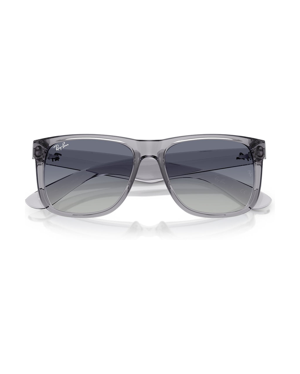 Justin Sunglasses - Transparent Grey/Light Grey Gradient Dark Blue - Ray-Ban