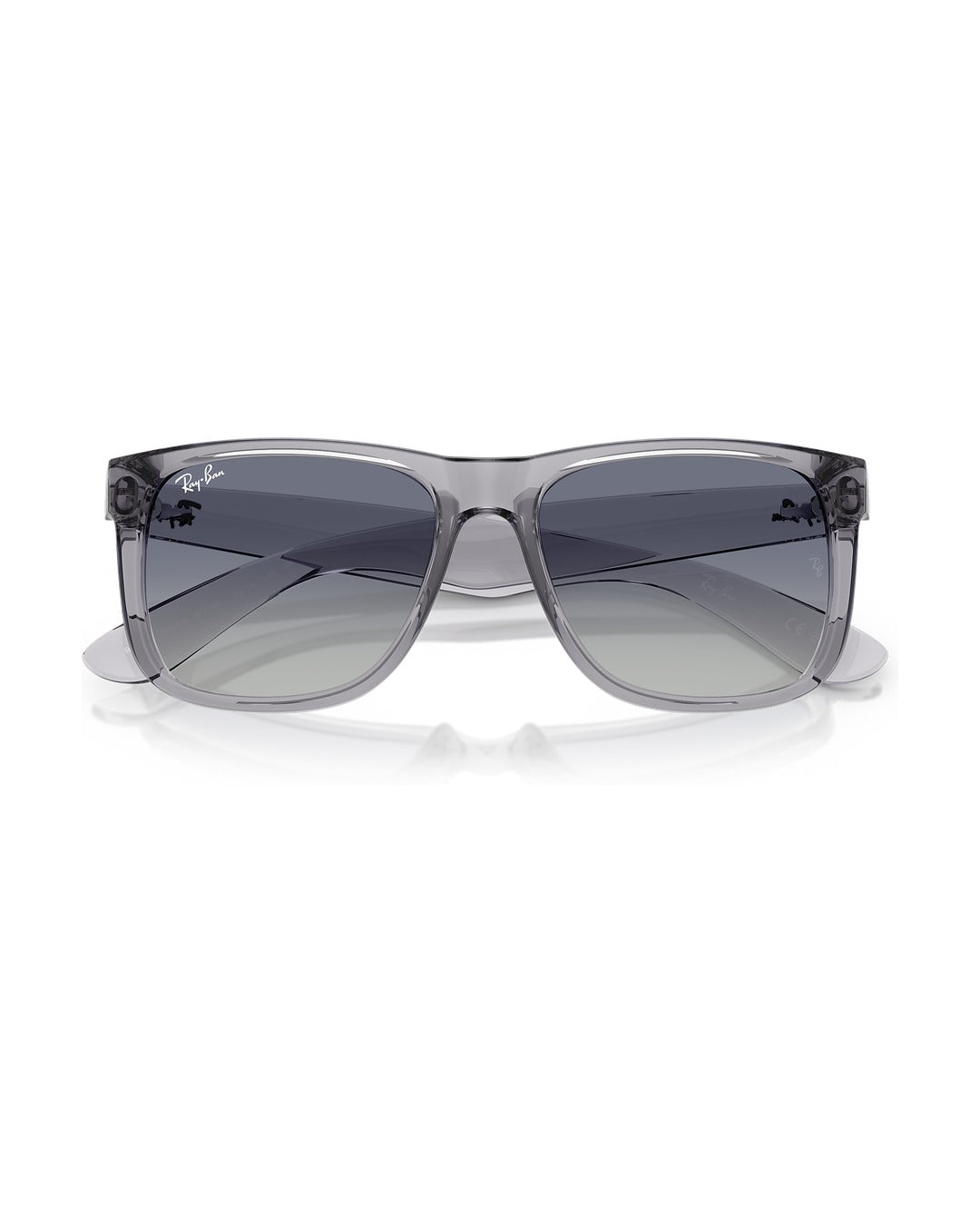 Justin Sunglasses - Transparent Grey/Light Grey Gradient Dark Blue - Ray-Ban