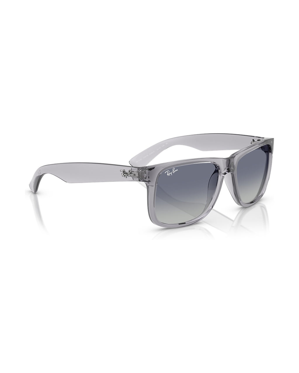 Justin Sunglasses - Transparent Grey/Light Grey Gradient Dark Blue - Ray-Ban