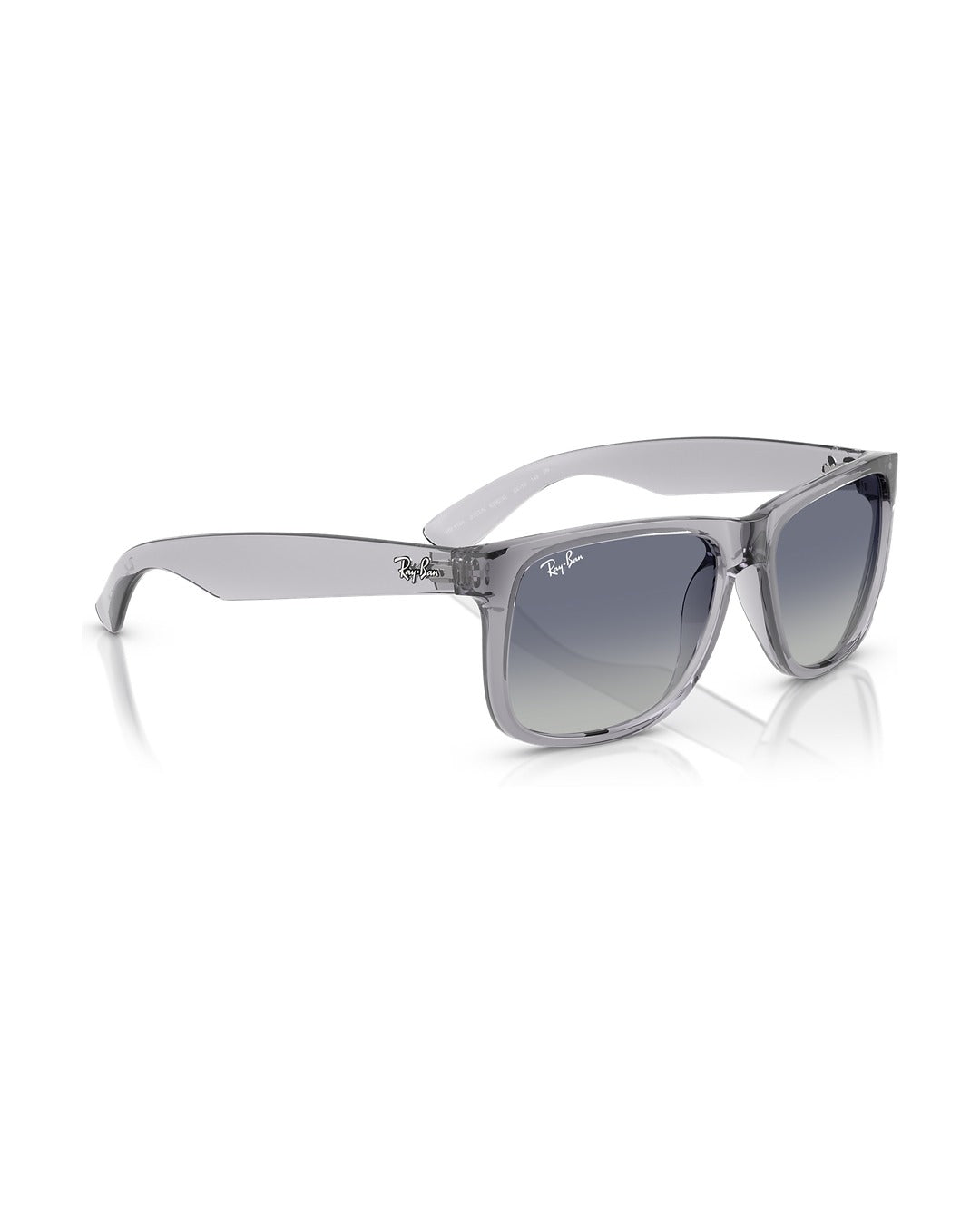 Justin Sunglasses - Transparent Grey/Light Grey Gradient Dark Blue - Ray-Ban