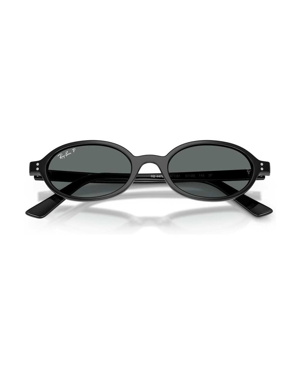 Khal Bio-Based Sunglasses - Black/Dark Grey Polarized - Ray-Ban