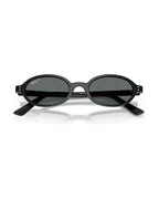 Khal Bio-Based Sunglasses - Black/Dark Grey Polarized - Ray-Ban