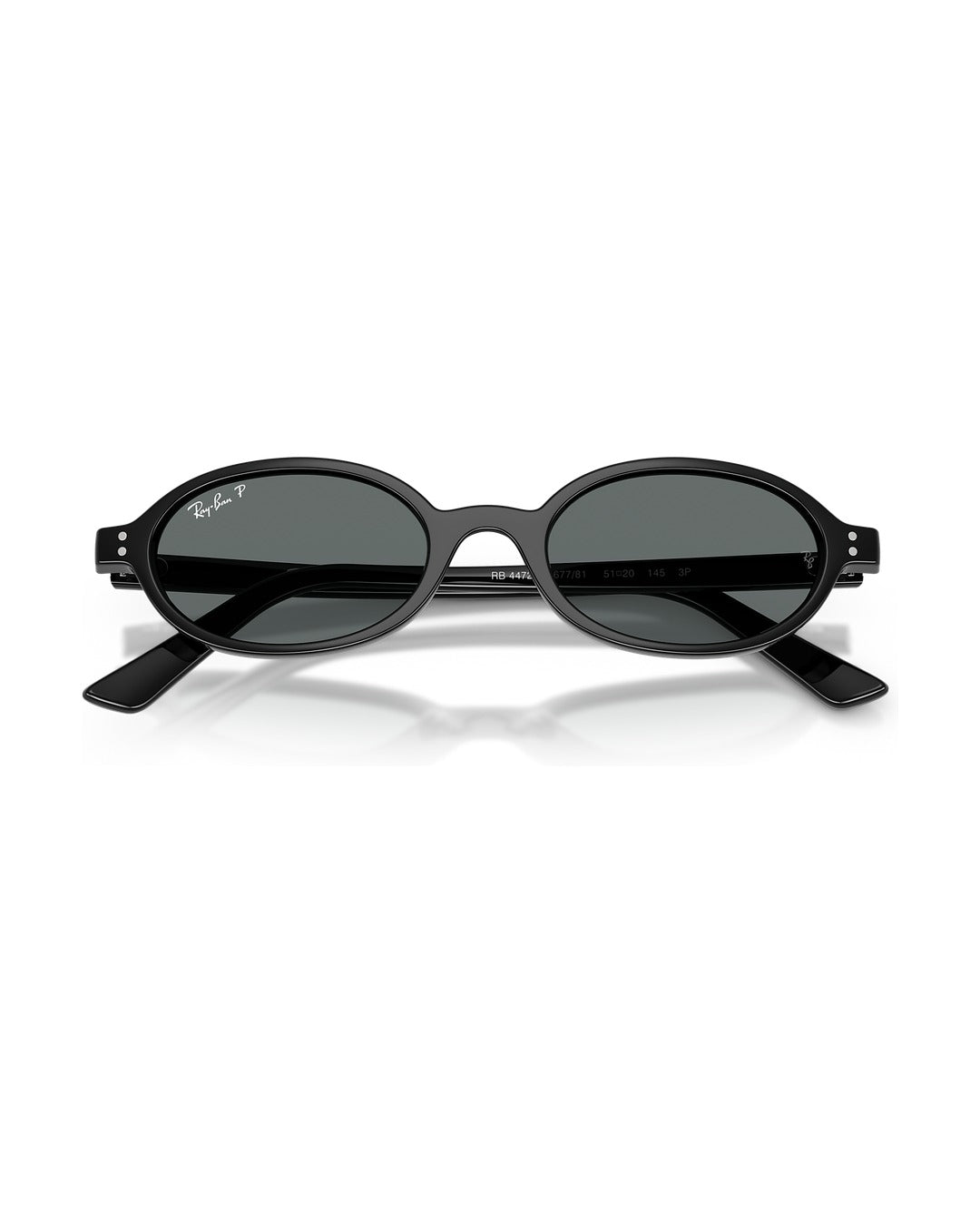 Khal Bio-Based Sunglasses - Black/Dark Grey Polarized - Ray-Ban