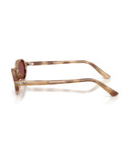 Khal Bio-Based Sunglasses - Cream Havana/Dark Violet - Ray-Ban