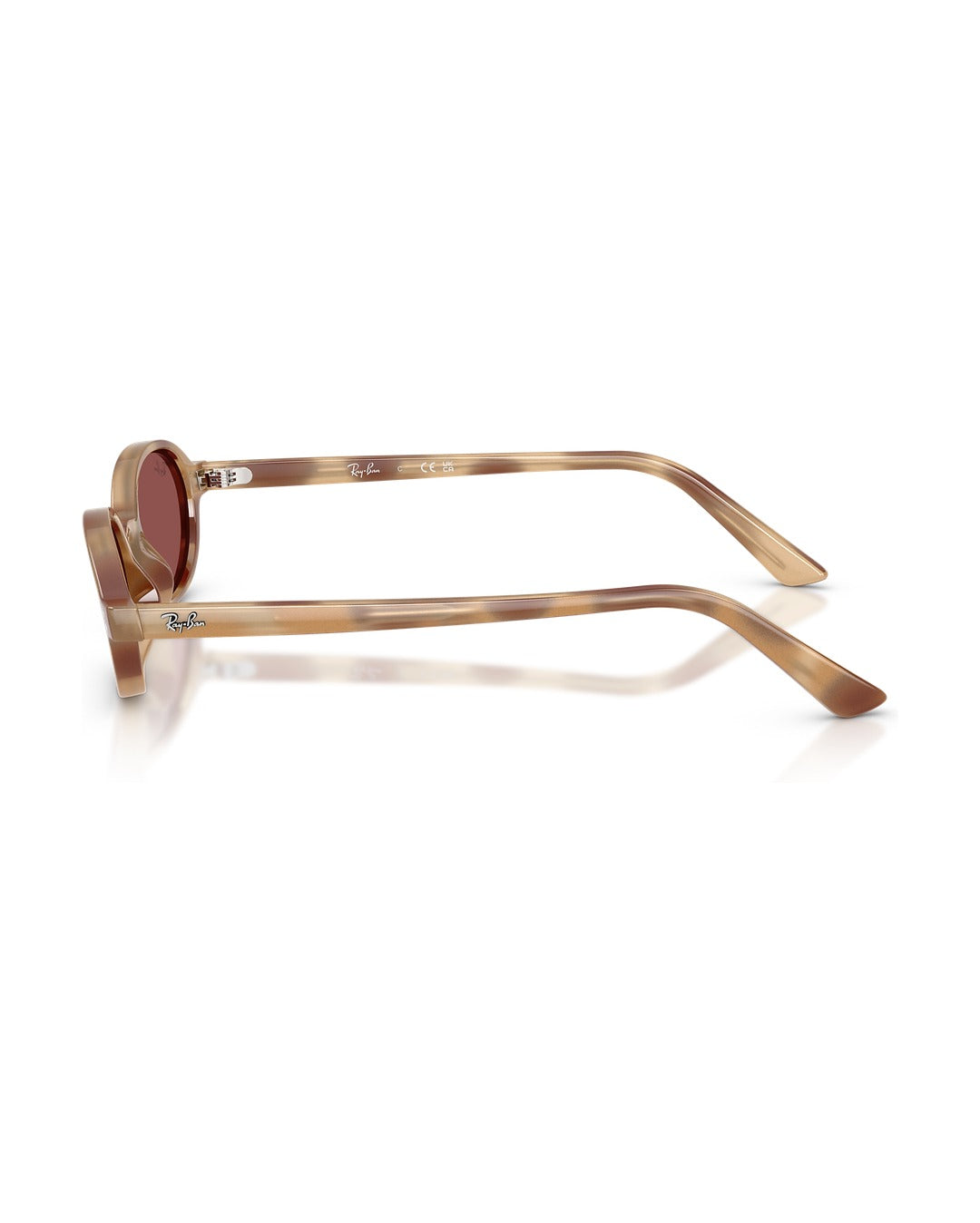 Khal Bio-Based Sunglasses - Cream Havana/Dark Violet - Ray-Ban
