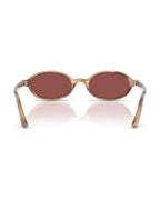 Khal Bio-Based Sunglasses - Cream Havana/Dark Violet - Ray-Ban
