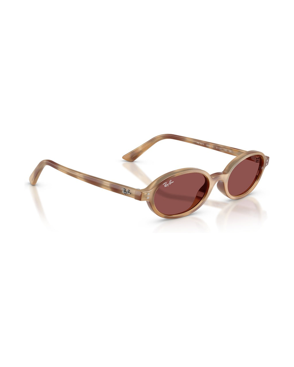 Khal Bio-Based Sunglasses - Cream Havana/Dark Violet - Ray-Ban
