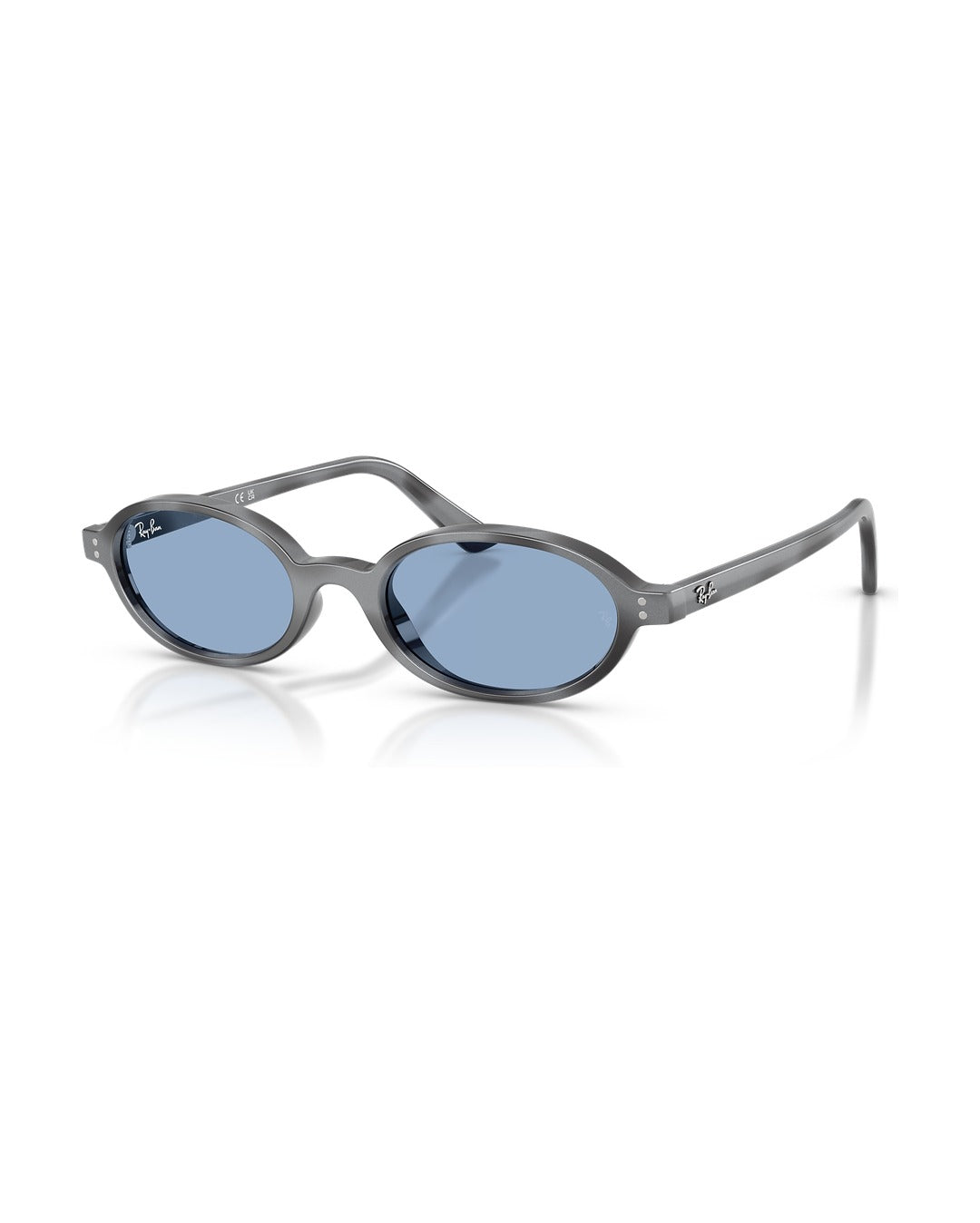 Khal Bio-Based Sunglasses - Dark Grey Havana/Blue - Ray-Ban