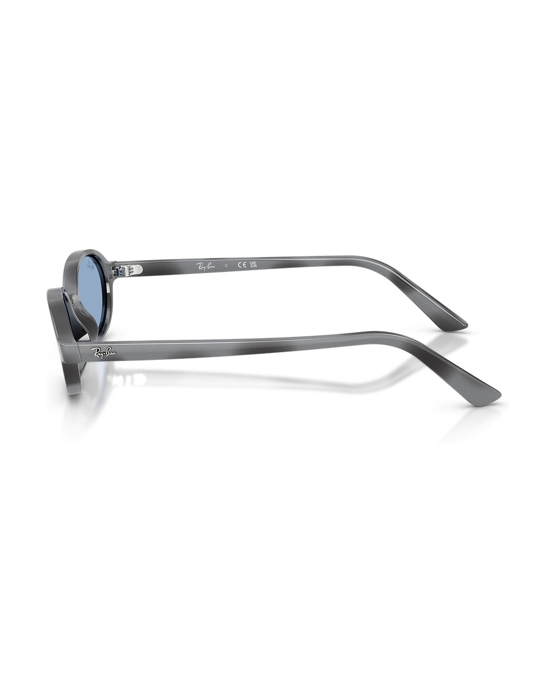 Khal Bio-Based Sunglasses - Dark Grey Havana/Blue - Ray-Ban