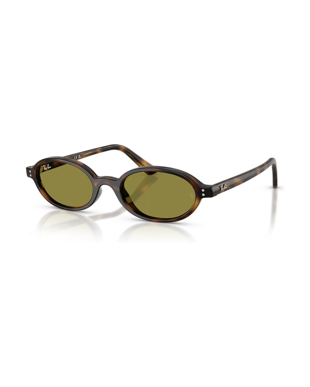Khal Bio-Based Sunglasses - Havana/Green - Ray-Ban