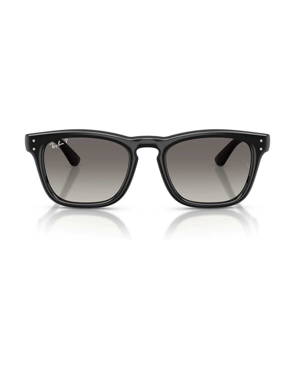 Khal Sunglasses - Black/Polarized Light Grey Gradient Grey - Ray-Ban