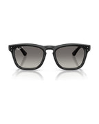 Khal Sunglasses - Black/Polarized Light Grey Gradient Grey - Ray-Ban