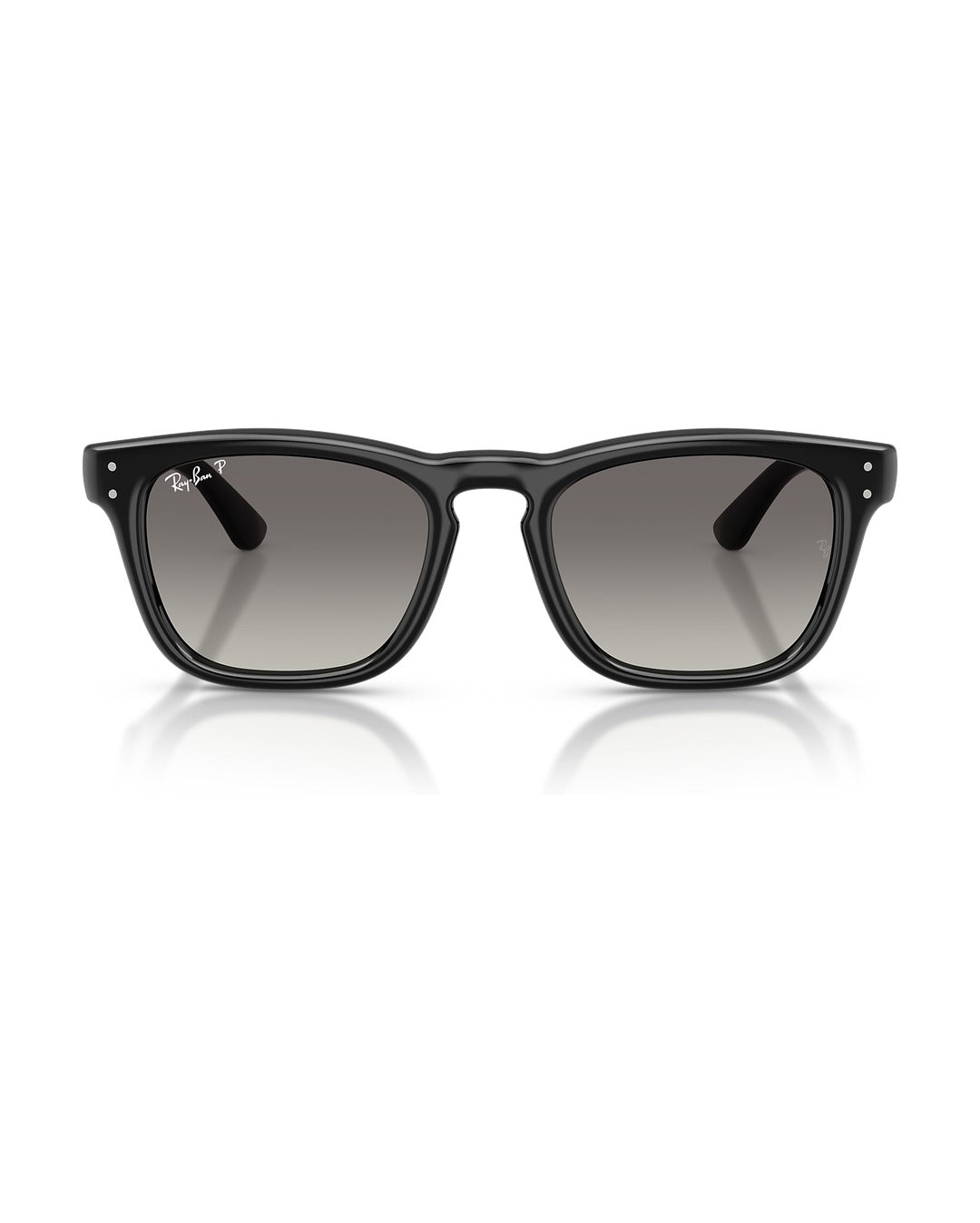 Khal Sunglasses - Black/Polarized Light Grey Gradient Grey - Ray-Ban