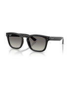 Khal Sunglasses - Black/Polarized Light Grey Gradient Grey - Ray-Ban