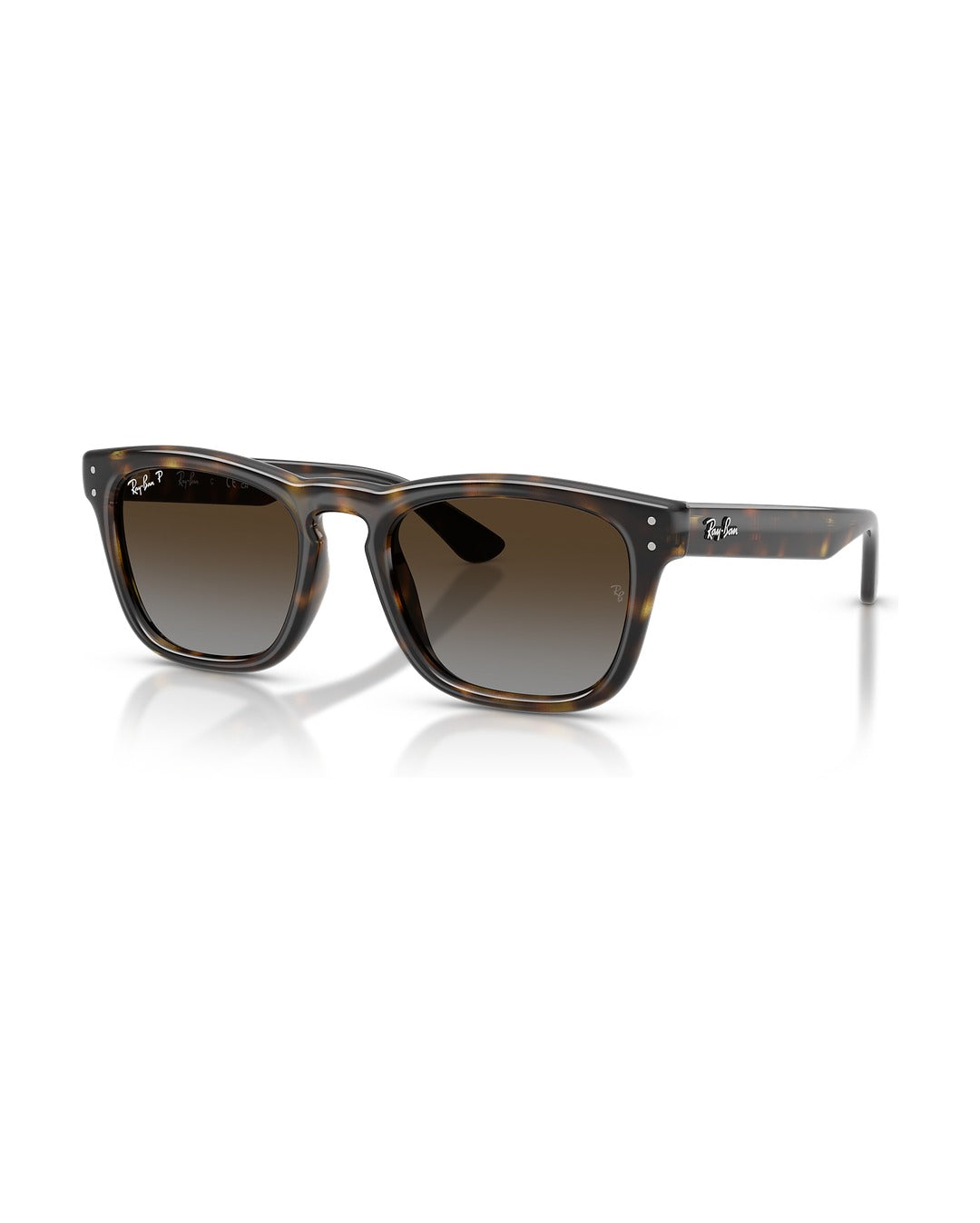Khal Sunglasses - Havana/Polarized Light Grey Gradient Brown - Ray-Ban