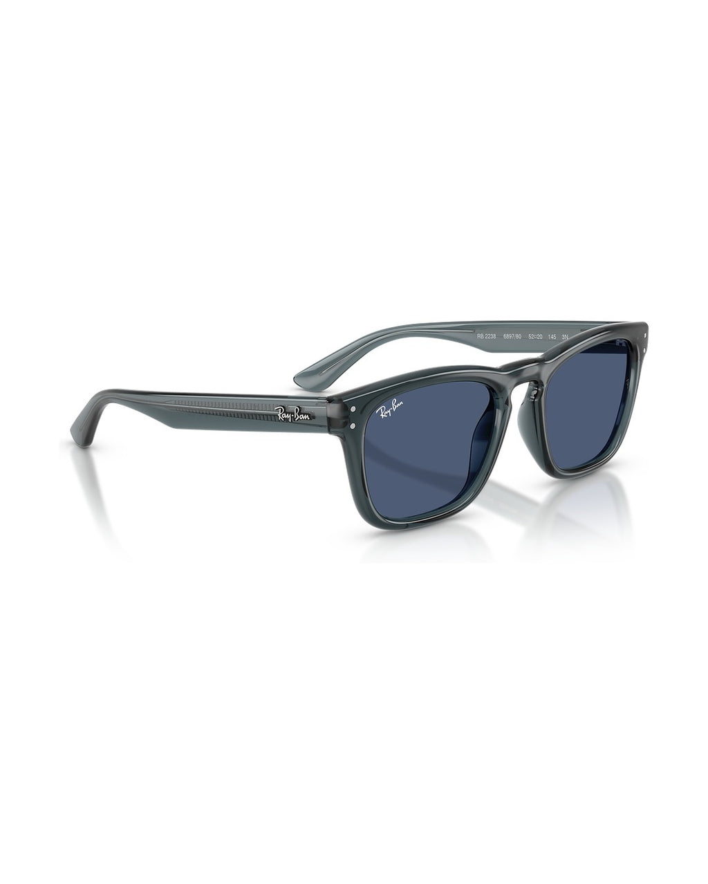 Khal Sunglasses - Transparent Blue/Blue - Ray-Ban
