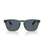 Khal Sunglasses - Transparent Green/Dark Grey - Ray-Ban