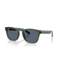 Khal Sunglasses - Transparent Green/Dark Grey - Ray-Ban