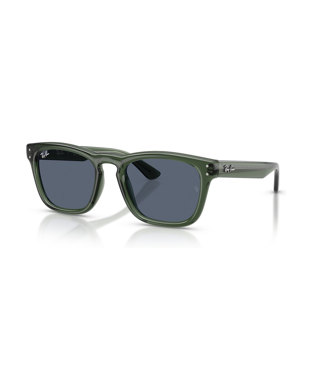 Khal Sunglasses - Transparent Green/Dark Grey - Ray-Ban