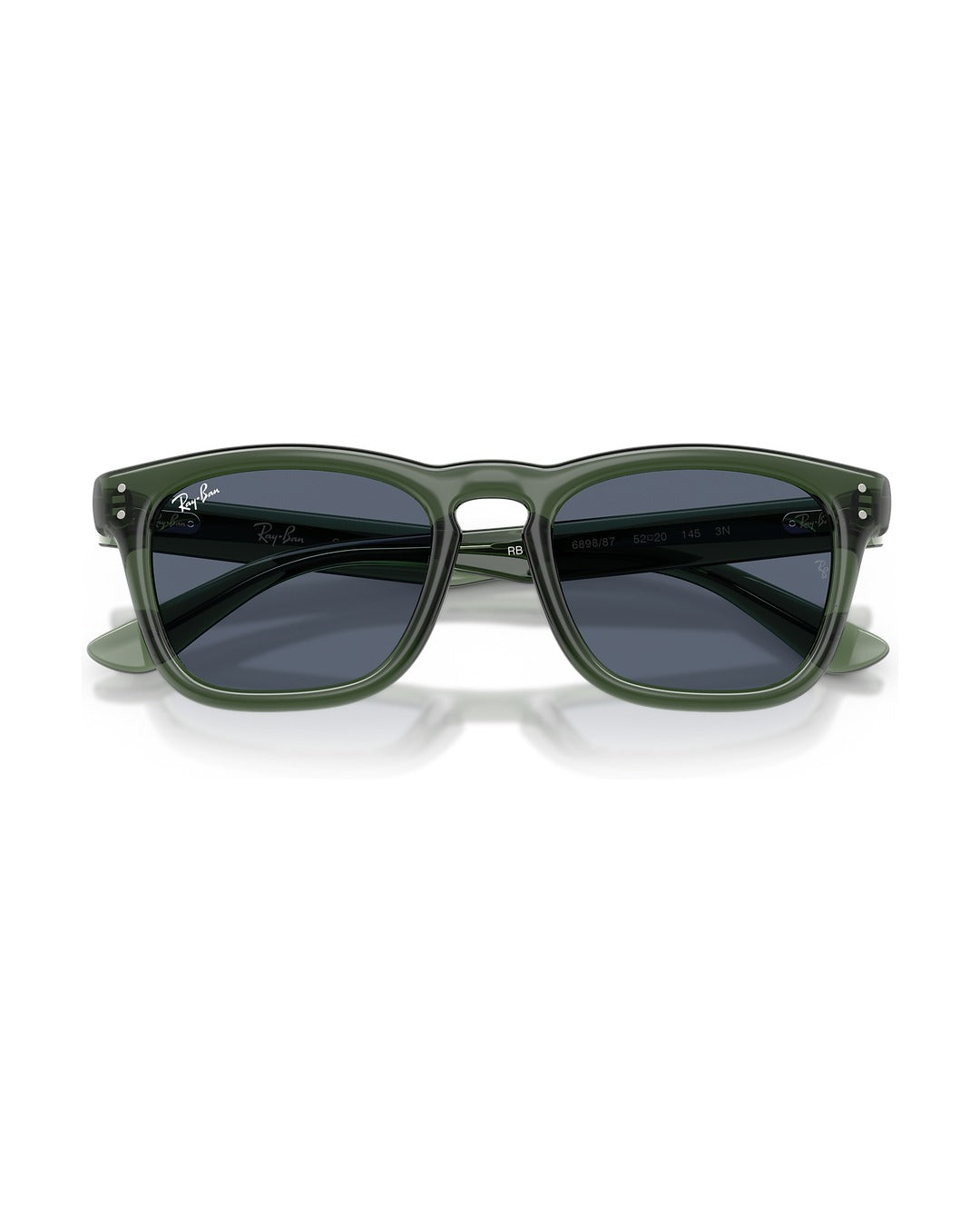 Khal Sunglasses - Transparent Green/Dark Grey - Ray-Ban