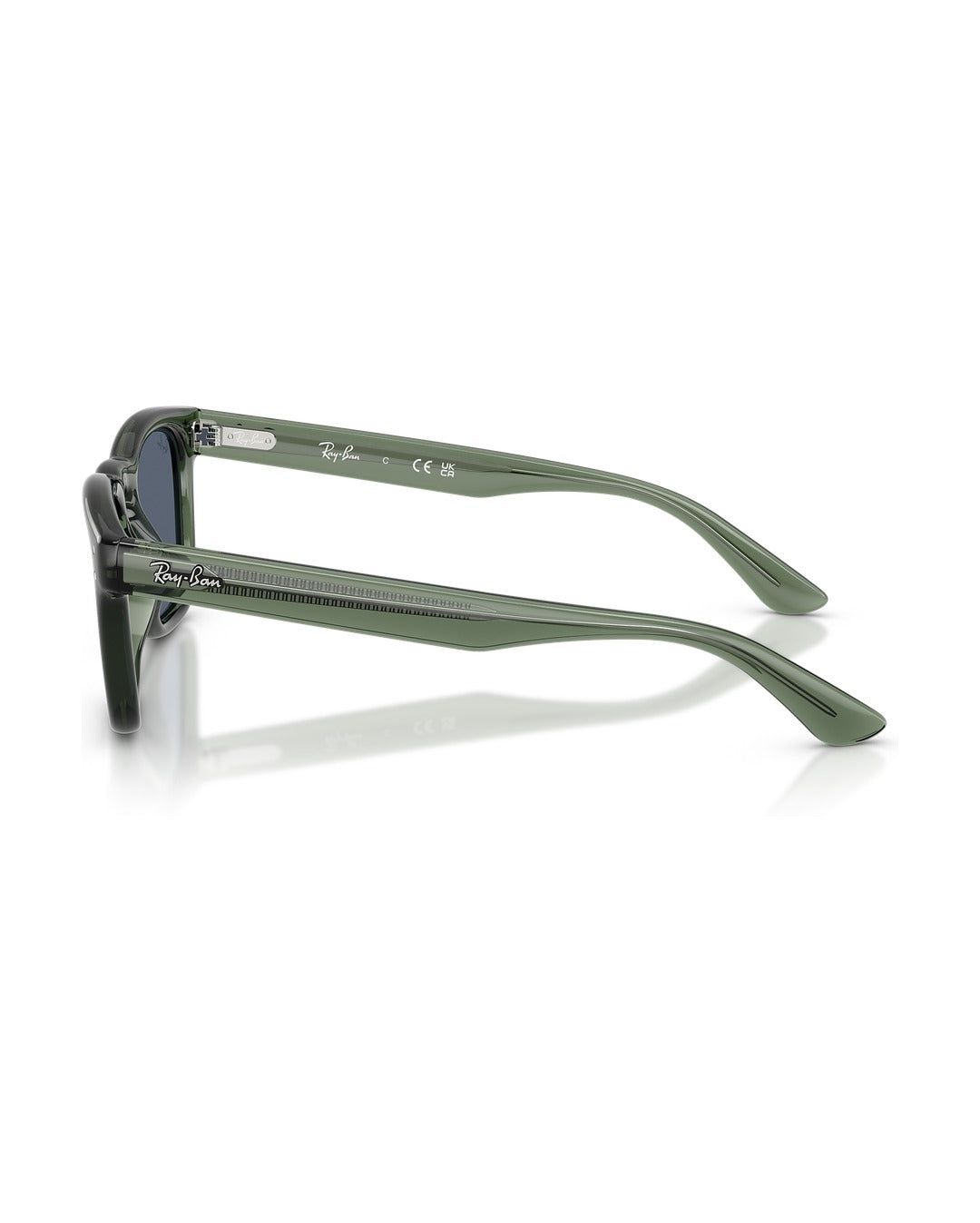 Khal Sunglasses - Transparent Green/Dark Grey - Ray-Ban