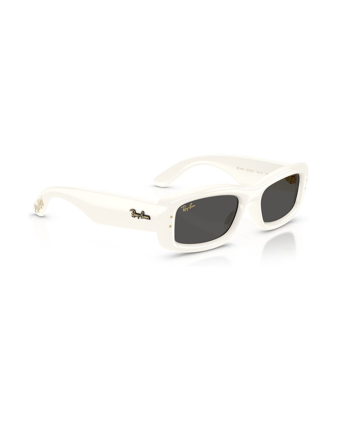 A$AP Rocky Kiliane Puffer Sunglasses - Full Cream/Ultra Black - Ray-Ban
