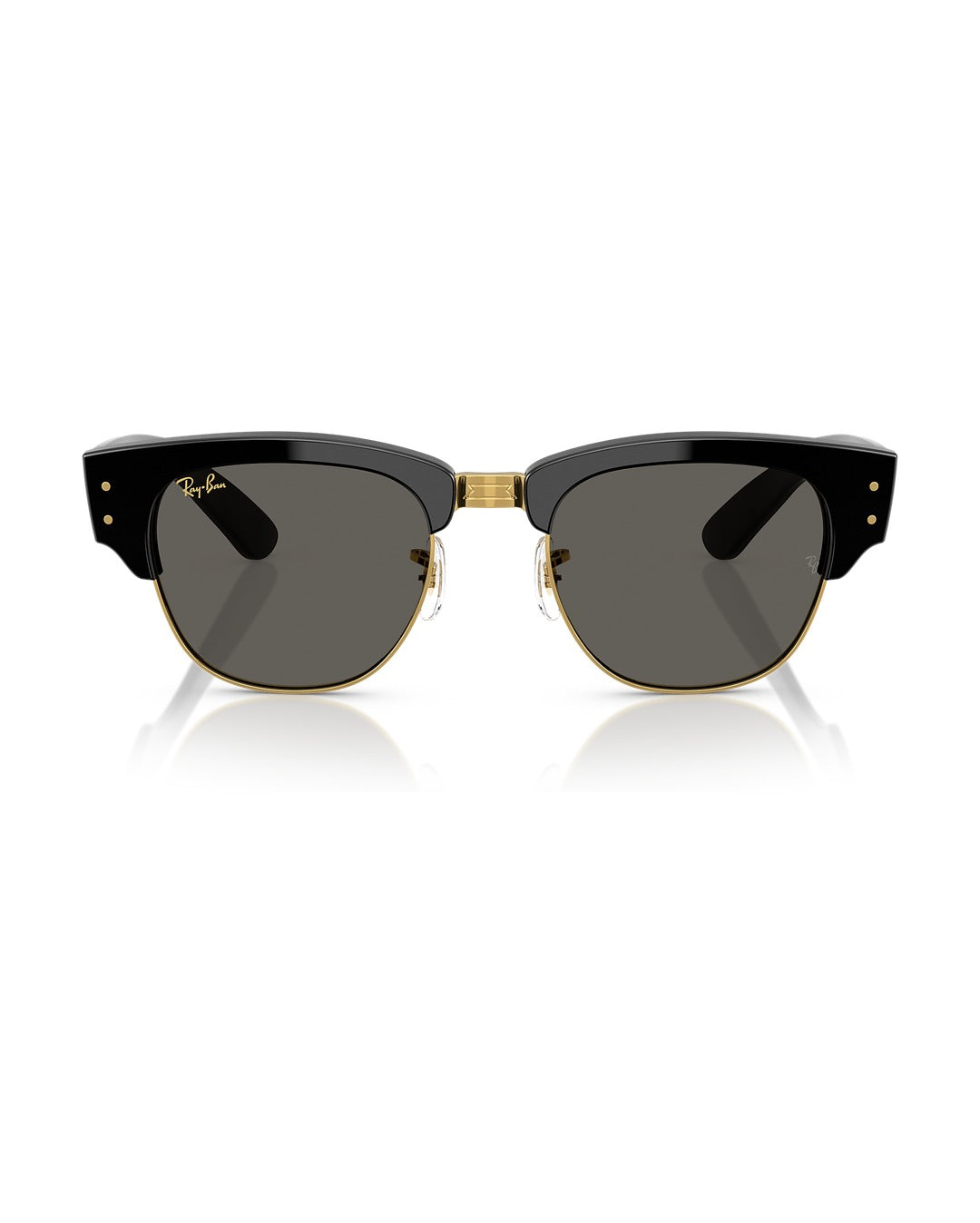 A$AP Rocky Mega Clubmaster Sunglasses - Black On Gold/Ultra Black - Ray-Ban