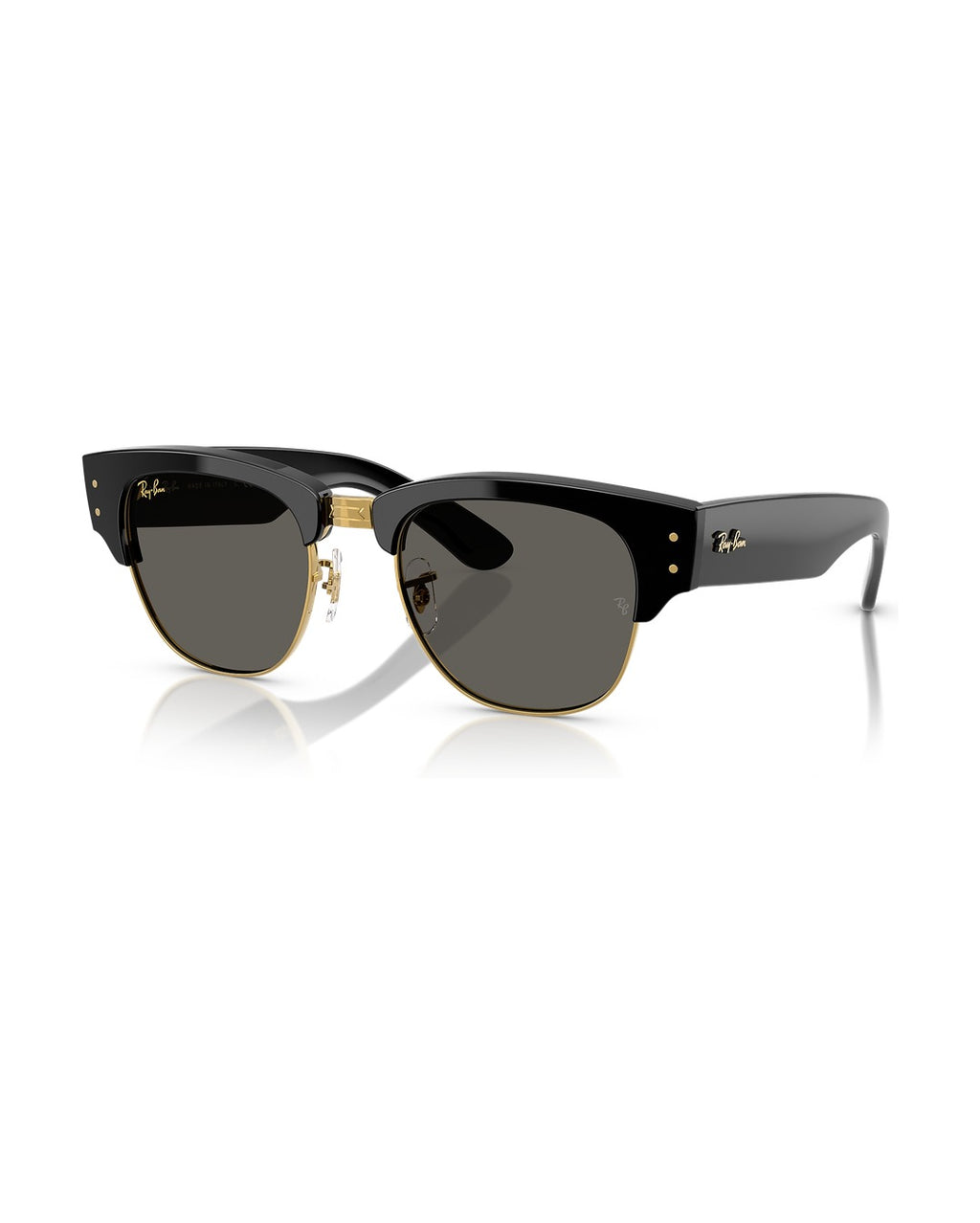 A$AP Rocky Mega Clubmaster Sunglasses - Black On Gold/Ultra Black - Ray-Ban