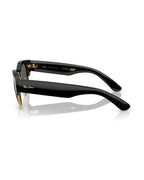 A$AP Rocky Mega Clubmaster Sunglasses - Black On Gold/Ultra Black - Ray-Ban