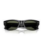 Mega Wayfarer II Sunglasses - Black/Green Polarized - Ray-Ban