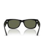 Mega Wayfarer II Sunglasses - Black/Green Polarized - Ray-Ban
